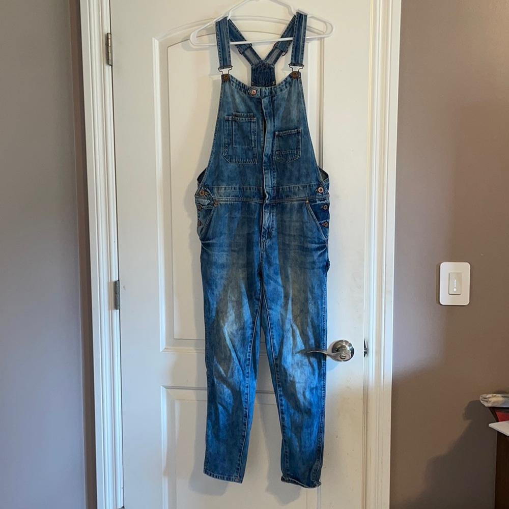 H & M Denim Size 6 Overalls with Pockets
